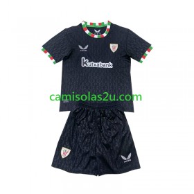 Camisolas de futebol Athletic Bilbao Criança Equipamento Quarto 2024/25 Manga Curta